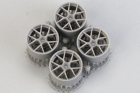 Hobby Design HD03-0674 1/24 18" BBS F1-R Center-Lock Wheels (3D Printed) (Resin + Decals)
