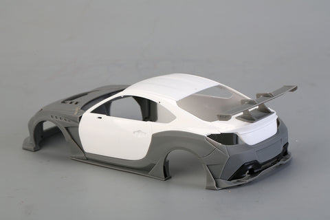 Hobby Design HD03-0676 1/24 VARIS GR86 Wide Body Detail-Up Parts for Tamiya (24361) (Resin + PE + Metal Parts + Decals)