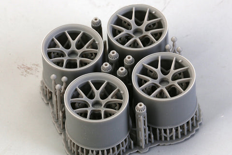 Hobby Design HD03-0679 1/24 18-inch BBS Wheels for Porsche 911 GT3 RSR (3D Printed) (Resin + Decals)