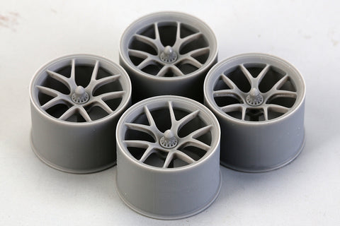 Hobby Design HD03-0679 1/24 18-inch BBS Wheels for Porsche 911 GT3 RSR (3D Printed) (Resin + Decals)
