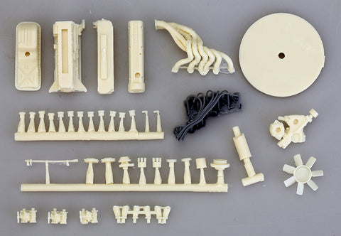 Hobby Design HD03-0684 1/24 Nissan 240Z L26 Engine Parts (Photo-etched parts + Metal parts + Resin parts)