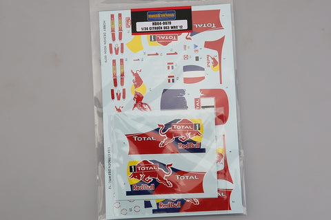 Hobby Design HD04-0079 1/24 Citroën DS3 WRC '12 Decals