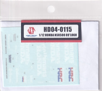 Hobby Design HD04-0115 1/12 Honda NSR500 '89 Logo Decal