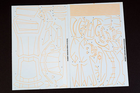 Hobby Design HD04-0122 1/24 LB WIDE LP700 "Lines of Burst" Collection Decals (for Hasegawa D03-0360)