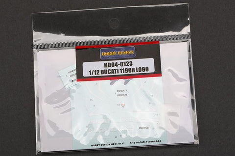 Hobby Design HD04-0123 1/12 Ducati 1199R Logo Decal