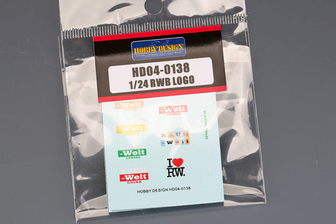 Hobby Design HD04-0138 1/24 RWB Logo Decal