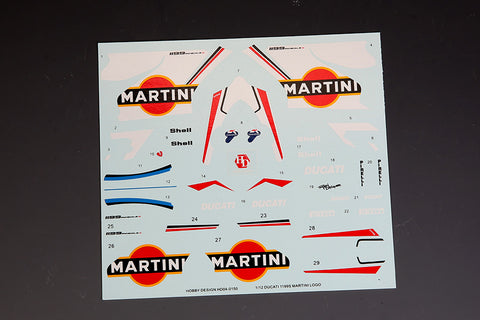 Hobby Design HD04-0150 1/12 Ducati 1199 Martini Logo Decal