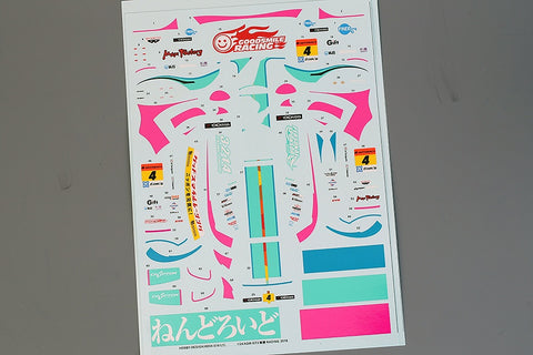 Hobby Design HD04-0161 1/24 AGM-GT3 Hatsune Racing 2016 Decals