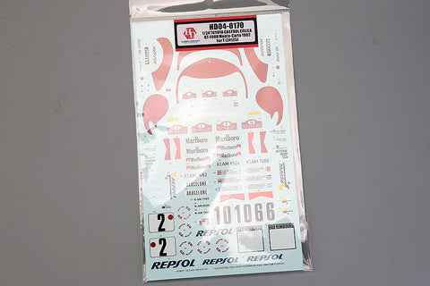 Hobby Design HD04-0170 1/24 Castrol Celica GT-Four Monte Carlo 1992 Decals (for Tamiya) 24125