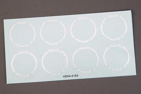 Hobby Design HD04-0183 1/20 F1 Tire Logo (2022 and earlier)