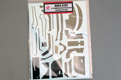 Hobby Design HD04-0192 1/24 Audi R8 LMS GT3 Decals (for Meng Model CS-006)
