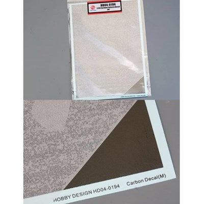 Hobby Design HD04-0194 1/24 Carbon Pattern Decal (M)