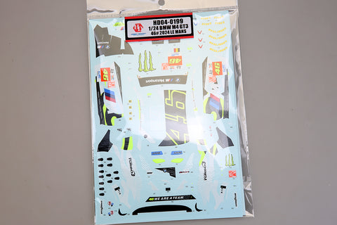 Hobby Design HD04-0199 1/24 BMW M4 GT3 #46 2024 Le Mans