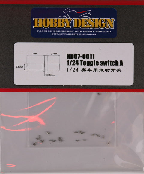 Hobby Design HD07-0011 1/24 Toggle switch A