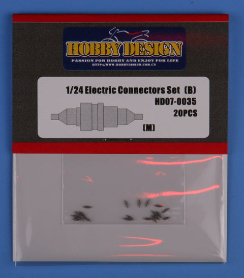 Hobby Design HD07-0035 1/24 Electrical Connector Set (B)
