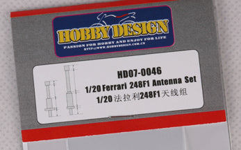 Hobby Design HD07-0046 1/20 Ferrari 248 F1 Antenna Set