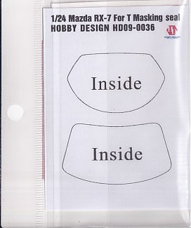 Hobby Design HD09-0036 1/24 Mazda RX-7 (Tamiya FD) Masking Stickers
