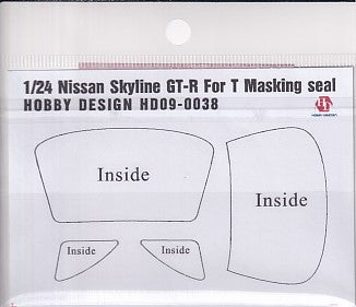 Hobby Design HD09-0038 1/24 Nissan Skyline (Tamiya R33) Masking Stickers