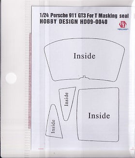 Hobby Design HD09-0040 1/24 Porsche 911 GT3 (for Tamiya) Masking Stickers