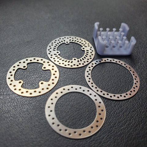 Khaled Model D001 1/12 Metal Disc Brake for 1991 Honda XLR BAJA Motorcycle Model (for Hasegawa kit)