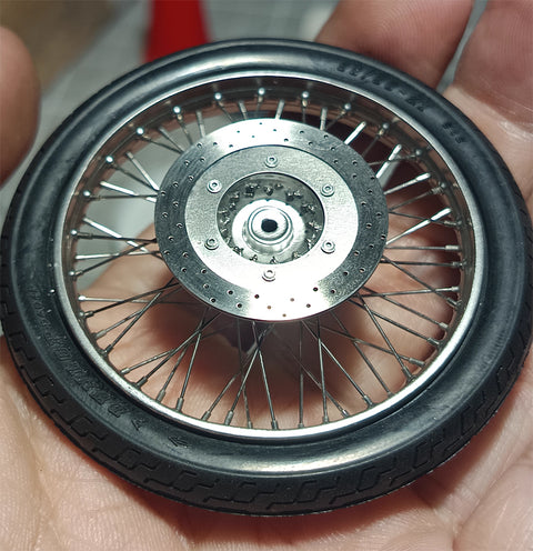 Khaled Model D009 1/12 Metal Disc Brake for Honda NC37 Steed VLS (1998 Model) – for Aoshima Kit