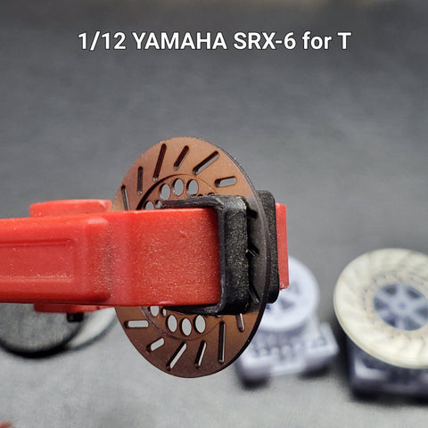 Khaled Model D012 1/12 Metal Disc Brake for Yamaha SRX-6 Motorcycle (for Tamiya)
