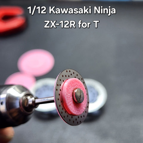 Khaled Model D020 1/12 Metal Disc Brakes for Kawasaki Ninja ZX-12R (for Tamiya)