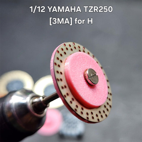 Khaled Model D028 1/12 Metal Disc Brakes for Yamaha TZR250 [3MA] (for Hasegawa kit)