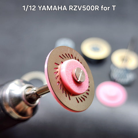 Khaled Model D032 1/12 Metal Disc Brakes for Yamaha RZV500R Motorcycle (for Tamiya)