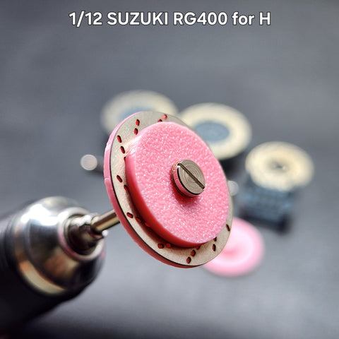 Khaled Model D034 1/12 Metal Disc Brakes for Suzuki RG400Γ (for Hasegawa kit)