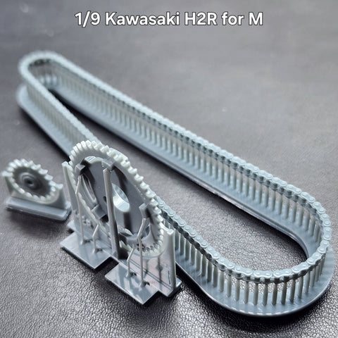 Khaled Model DL005 1/9 Motorcycle Chain Set for Kawasaki Ninja H2R (2018) (for Meng Model)