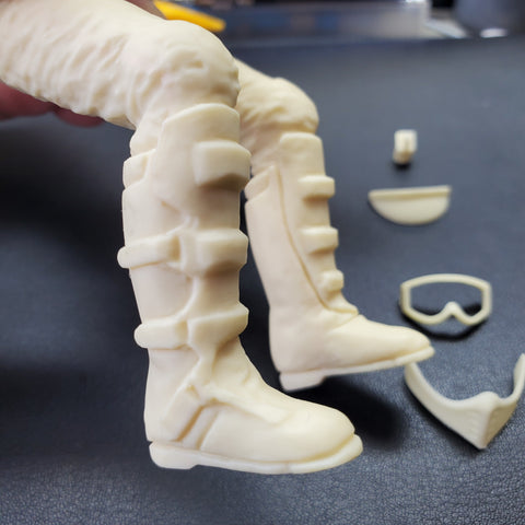 Khaled Model F001 1/12 Jumping Rider Figure 14027 (for Tamiya)