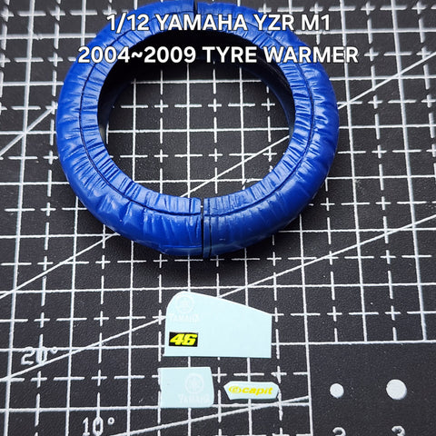 Khaled Model Q005 1/12 Tire warmers for Yamaha YZR-M1 (2004–2009)