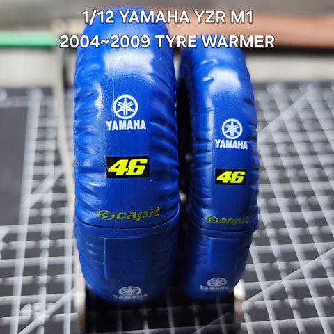 Khaled Model Q005 1/12 Tire warmers for Yamaha YZR-M1 (2004–2009)