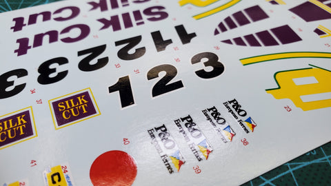 Khaled Model QS001 1/24 For Tamiya Jaguar XJR-9LM Le Mans Model (Decals 24084)