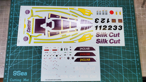 Khaled Model QS001 1/24 For Tamiya Jaguar XJR-9LM Le Mans Model (Decals 24084)