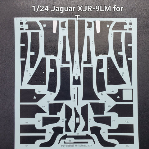 Khaled Model QS004 1/24 Jaguar XJR-9LM Le Mans Carbon Fiber Decals 24084 (for Tamiya)