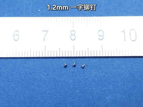 Khaled Model S005 1.2 mm slotted screws, 30 pieces per box
