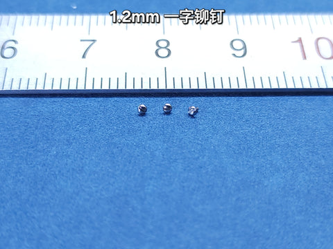 Khaled Model S005 1.2 mm slotted screws, 30 pieces per box