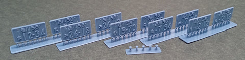 Kei Style KS-PA10 1/24 Set of "5-series" license plates