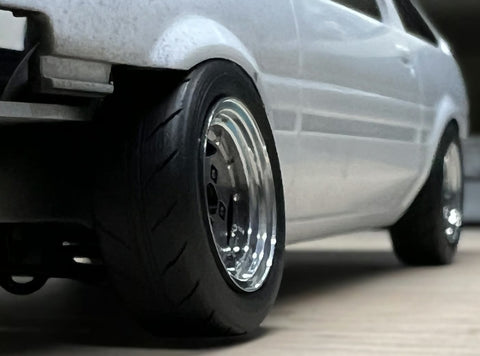Kei Style KS-PA107 1/24 14-inch tire set for CU18