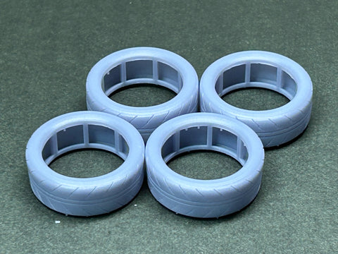 Kei Style KS-PA108 1/24 15-inch tire set exclusively for the CU18