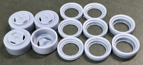 Kei Style KS-PA109 1/24 14-inch Advan A3A wheels for CU18