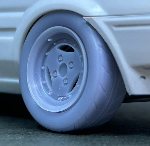 Kei Style KS-PA109 1/24 14-inch Advan A3A wheels for CU18