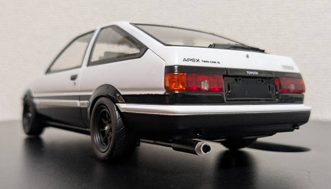 Kei Style KS-PA113 1/24 Border 304 Muffler for AE86 (compatible with Hasegawa kits)
