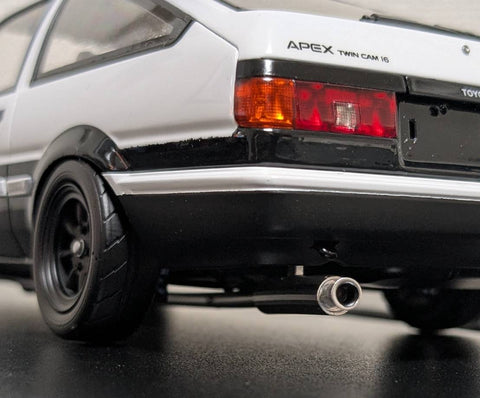 Kei Style KS-PA113 1/24 Border 304 Muffler for AE86 (compatible with Hasegawa kits)