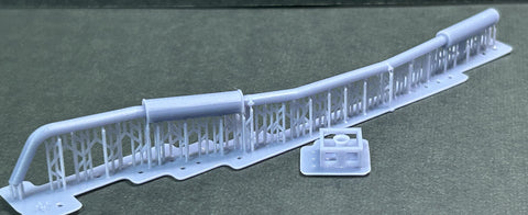 Kei Style KS-PA113 1/24 Border 304 Muffler for AE86 (compatible with Hasegawa kits)