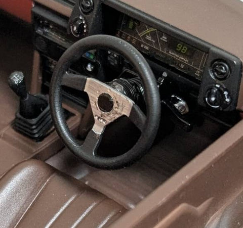 Kei Style KS-PA114 1/24 35/36mm Steering Wheel 3-Piece Set