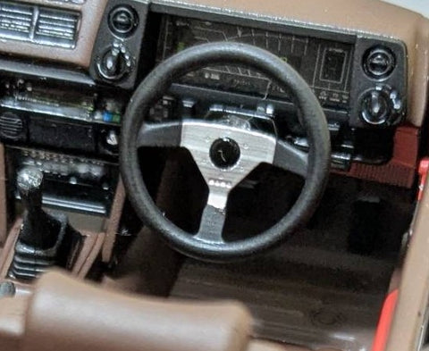 Kei Style KS-PA114 1/24 35/36mm Steering Wheel 3-Piece Set