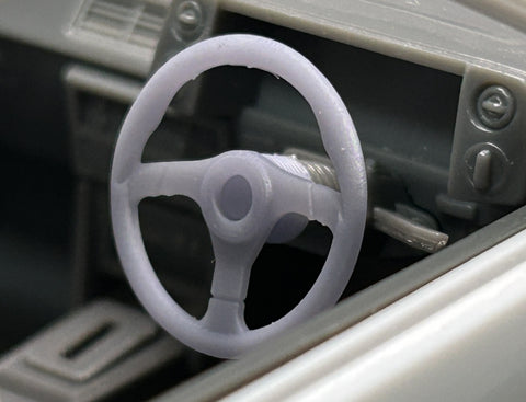 Kei Style KS-PA114 1/24 35/36mm Steering Wheel 3-Piece Set